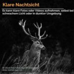 Agitato A323 Wildkamera mit Sony-Starvis-Sensor und Bewegungsauslösung im Tarnmuster