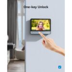 TMEZON Video-Türsprechanlage 4-Draht mit zwei 7-Zoll-Monitoren