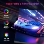 KTC 32-Zoll-Curved-Monitor in Schwarz mit gekrümmtem Display auf dem Standfuss, Frontansicht.