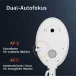 INSWAN INS-2 Dokumentenkamera mit mehrgelenkigem Arm, LED-Licht und kompaktem Standfuss.