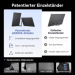 ARZOPA Z1FC tragbarer Monitor mit 16,1 Zoll Display und ausgeklapptem Standfuss