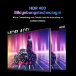 KTC U27T6 27-Zoll-4K-Monitor mit schmalem Rahmen auf Standfuss, Rückseite in Kohlefaseroptik