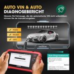 LAUNCH CRP129X V3.0 OBD2-Diagnosegerät mit 5-Zoll-Touchscreen und OBD-Anschlusskabel