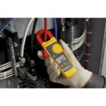 Fluke 325 Echteffektiv-Stromzange in Gelb mit Messleitungen und Tragetasche