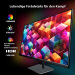 KTC H25X7 Gaming-Monitor mit 24,5 Zoll in Grau, schmaler Rahmen und Standfuss, Frontansicht
