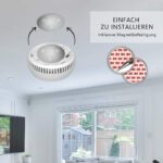 ELRO FS1805M Rauchwarnmelder in Weiss mit Magnethalterung aus dem Zehnerset