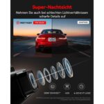 REDTIGER F7N Touch Dashcam mit Touchscreen und separater Heckkamera