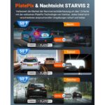 VANTRUE N4S Dashcam mit drei STARVIS-2-Sensoren