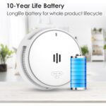 Wisualarm S05-A Rauchmelder mit 10-Jahres-Batterie an der Decke, 3er-Pack
