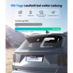 AUTO-VOX Solar3A Plus Funk-Rückfahrkamera mit Solarpanel und 5-Zoll-Monitor