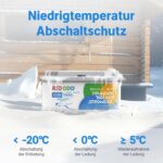 Redodo 12V 100Ah LiFePO4-Untersitz-Akku mit Bluetooth