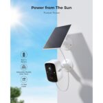 Hiseeu 2K Solar-Überwachungsset mit vier Akkukameras und NVR
