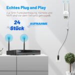 Hiseeu 5MP WLAN-Überwachungsset mit PTZ-Kameras und NVR