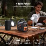 MARBERO Powerstation mit 98 Wh und faltbarem 30-Watt-Solarmodul im Set