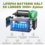 ALLPOWERS R600 Powerstation mit 299 Wh LiFePO4-Akku, zwei Steckdosen und USV-Funktion