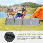ALLPOWERS faltbares Solarmodul mit 200 Watt, monokristallin