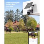 Xega 4G-Überwachungskamera mit SIM-Karte, Solarpanel und Akku für Standorte ohne Strom