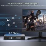 GigaPlus 24-Port 2,5-Gigabit-Switch lüfterlos im Metallgehäuse