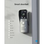 TMEZON Video-Türsprechanlage 4-Draht mit zwei 7-Zoll-Monitoren