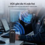 Retevis RT668 Funkgeräte-Set mit sechs Geräten und Sechsfach-Ladestation