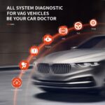 ANCEL VD700Pro Diagnosegerät mit Anzeige und OBD2-Stecker