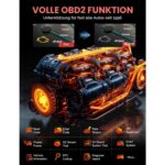 LAUNCH CRP129i V2.0 Diagnosegerät mit 5-Zoll-Touchscreen und OBD2-Kabel