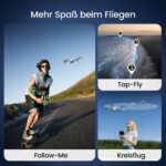 Holy Stone HS360D Drohne zusammengefaltet mit Fernsteuerung und zwei Akkus