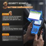 Handgerät ANCEL BM700Pro zur Fahrzeugdiagnose mit Display, Frontansicht.