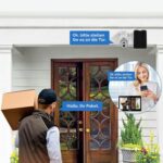 Hiseeu Solar-Kameraset mit vier Aussenkameras samt Solarpanel und dem Rekorder mit 10-Zoll-Bildschirm.