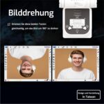 INSWAN INS-Flip 4 faltbare Dokumentenkamera mit Gelenkarm, LED-Licht und flacher Metallbasis.