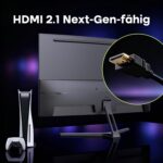 Amzfast AMZG27C1Q Pro 27-Zoll-Curved-Monitor mit 1500R Krümmung auf Metallständer