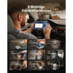 TOPDON AD600S OBD2-Diagnosegerät mit 5-Zoll-Touchscreen und OBD-Anschlusskabel