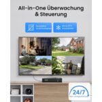 ZOSI C180 PoE Überwachungsset mit 8-Kanal-Netzwerkrekorder und vier Aussenkameras mit 8 Megapixel