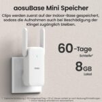 aosu Video-Türklingel in Weiss mit Kamera und Basisstation aosuBase Mini