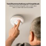 X-Sense SD11 Rauchwarnmelder mit weissem ABS-Gehäuse aus dem Set mit fünf Meldern