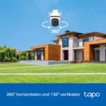 Tapo C520WS Überwachungskamera für aussen mit schwenkbarem Kopf und zwei Antennen