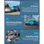 zhiroad Q20S 4K-Dashcam mit 1,47-Zoll-Display und abnehmbarer Halterung