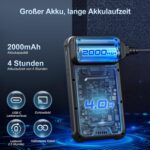 SKYBASIC P100-20M Endoskopkamera mit 4,3-Zoll-Bildschirm und 20 Meter halbstarrem Kabel