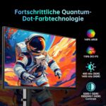 KTC M27T6 27-Zoll-Mini-LED-Monitor in Weiss mit QHD-Display und weissem Standfuss