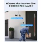 ZOSI 2K WLAN-Überwachungsset mit vier Kameras, Farbnachtsicht und 8-Kanal-Rekorder mit 1 TB