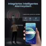 ZOSI WLAN-Überwachungsset mit vier Kameras und Rekorder mit eingebautem 12-Zoll-Bildschirm
