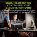 ALLPOWERS R600 Powerstation mit 299 Wh LiFePO4-Akku, zwei Steckdosen und USV-Funktion