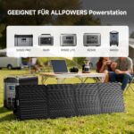 ALLPOWERS SE200 flaches 200-Watt-Solarmodul mit ETFE-Oberfläche