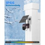 Xega 4G-Überwachungskamera mit SIM-Karte, Solarpanel und Akku für Standorte ohne Strom
