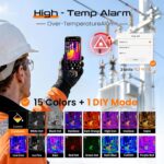 GOYOJO Wärmebildkamera zum Aufstecken auf das Smartphone mit 192 x 192 Bildpunkten