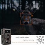 Agitato A323 Wildkamera mit Sony-Starvis-Sensor und Bewegungsauslösung im Tarnmuster