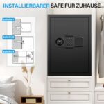 Tiskgg Standtresor mit 70 Litern Rauminhalt, elektronischem Zahlenschloss und Regal