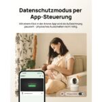 Anona Pano 4K Innenkamera in Weiss mit schwenkbarem Kamerakopf