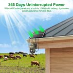 Lemnoi Solar-Wildkamera in Tarnfarbe mit eingebautem Solarpanel