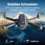 DEERC D35Plus Drohne mit Fernsteuerung und eingebautem 4,5-Zoll-Bildschirm